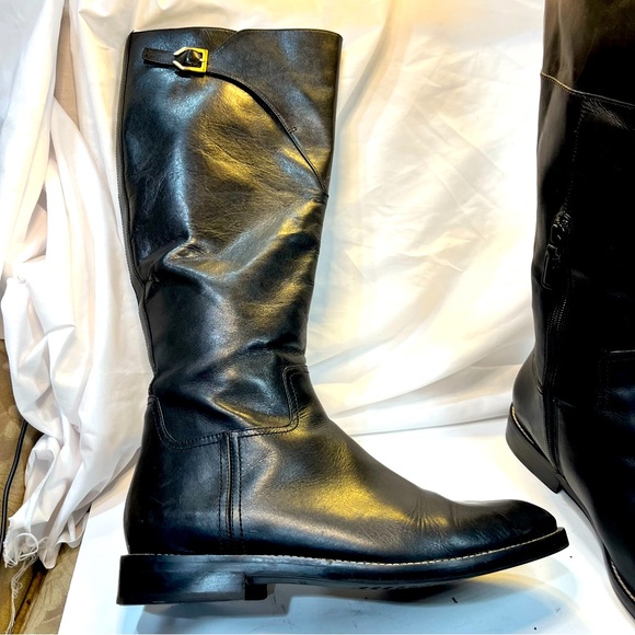 Cole Haan Shoes - Cole Hahn Harrington Grand black Knee High Riding Style Buckle boot W120…